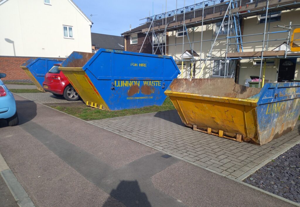 2 yard skip hire Essex collecting recycling waste for green waste collection from skip company near me essex